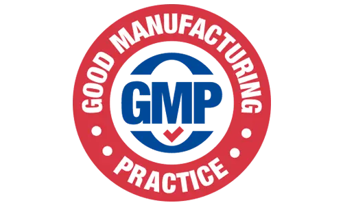 Sugar Harmony GMP Certified Manufacturing Badge